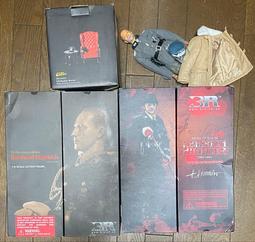 正規品】3R DID社製　ラインハルト・ハイドリヒ　他　４点セット　フィギュア