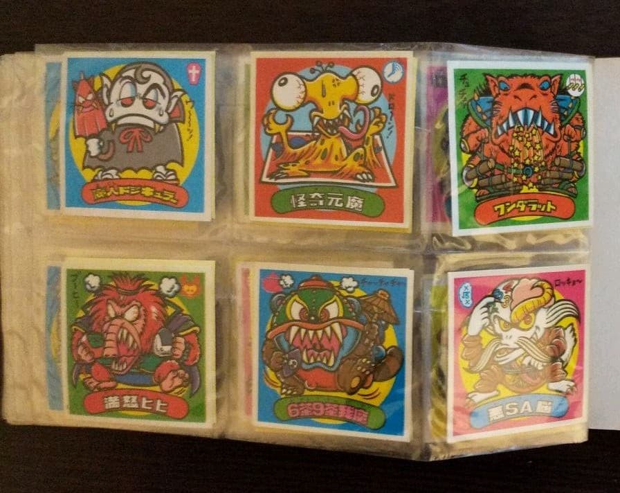 【当時物】ビックリマンシールなどのシールとアルバム 合計60枚