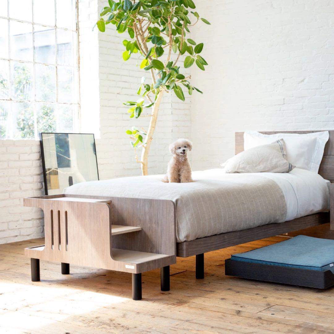 ペットステップベンチ 犬 猫 階段 飛び降り防止 ペット家具 フランスベッド