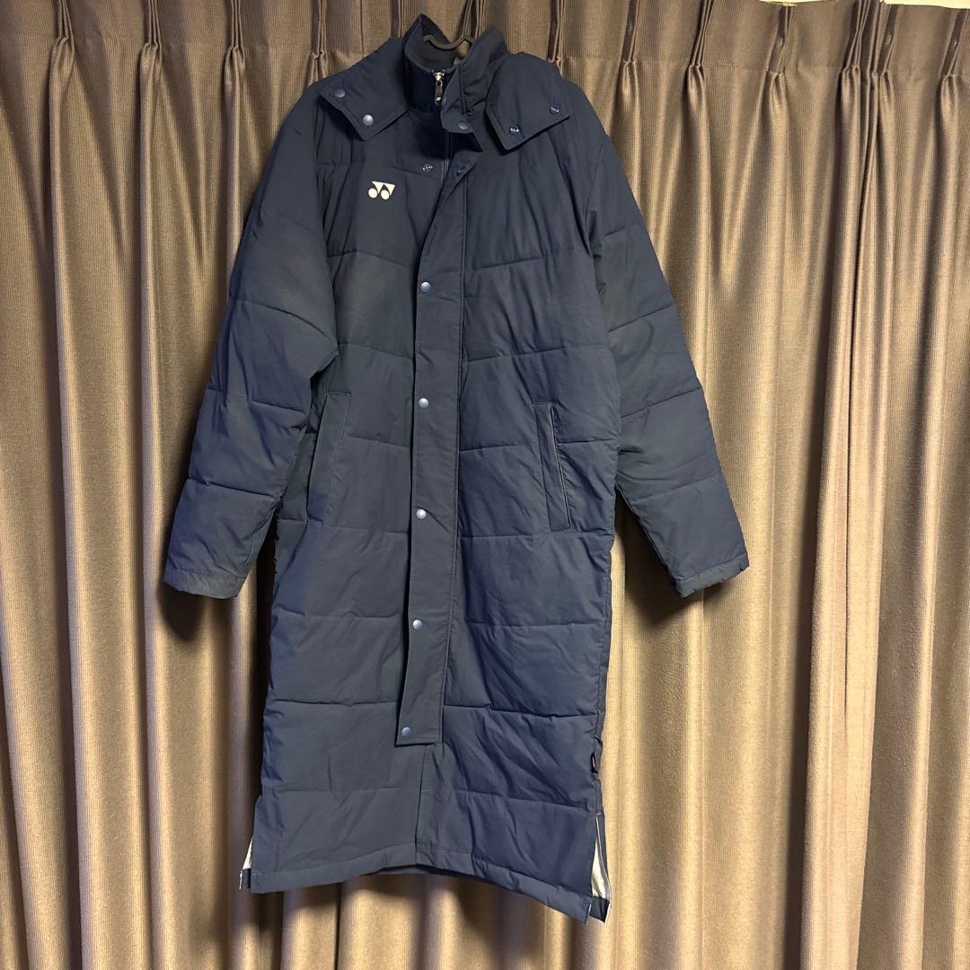 YONEX ネイビー ロングコート 90073 Ｌサイズ