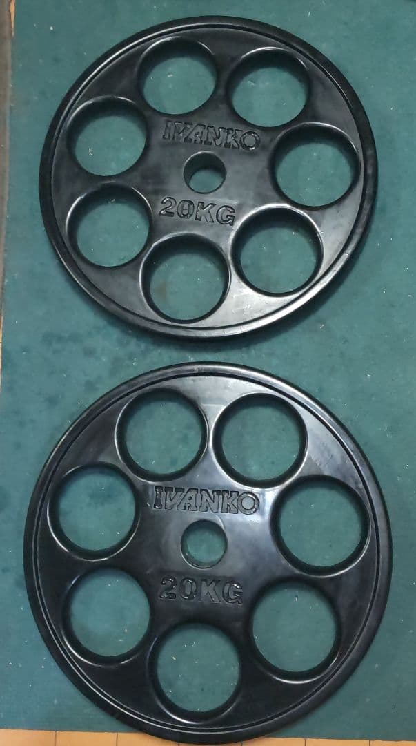 オリンピックプレート IVANKO 20kgプレート2枚
