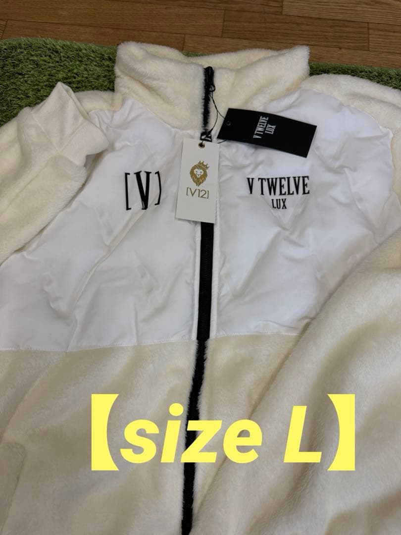 新品正規品【V12/size L】フリース　ハイブリッド　キルティングアウター