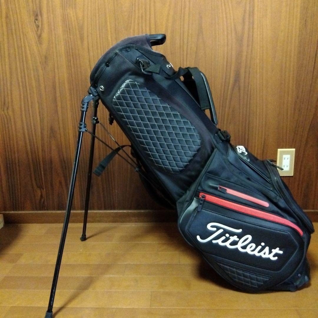 Titleist スタンド付きキャディバッグ 黒