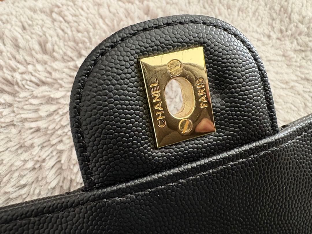 CHANEL ノベルティ マトラッセ キャビアスキン