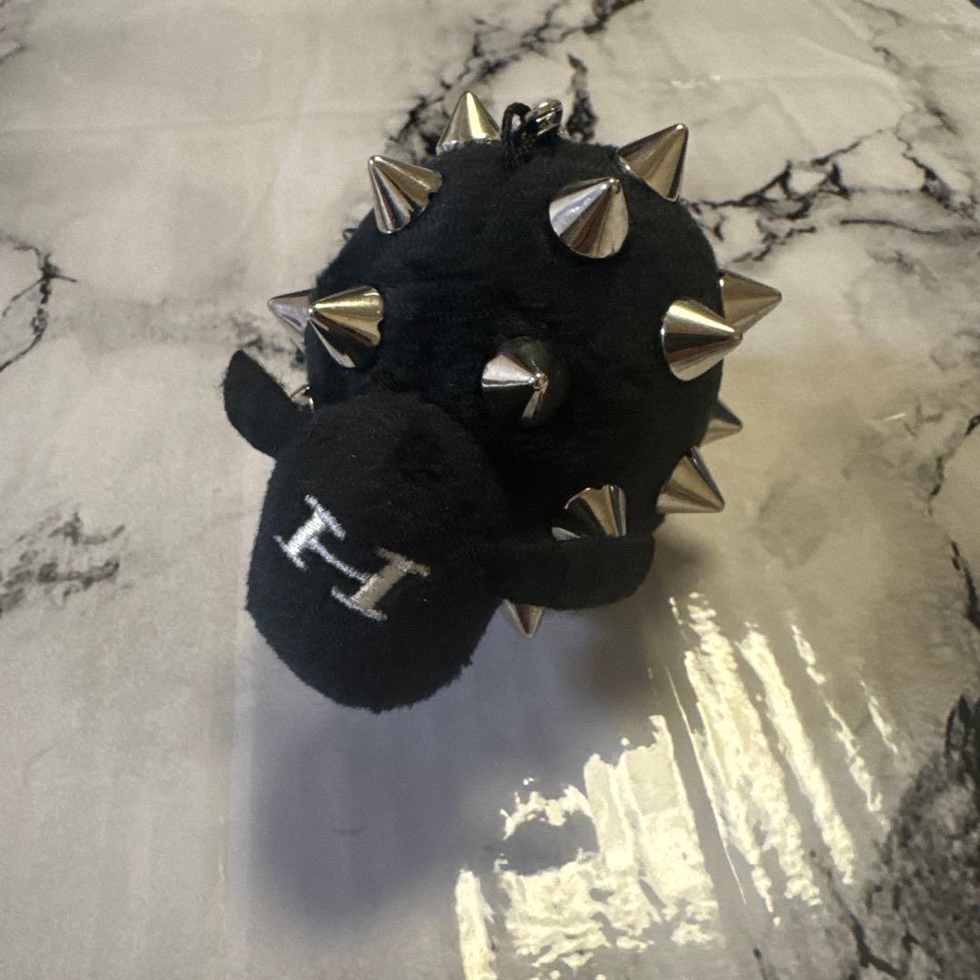 羊文学　ひつじちゃん　スタッズ　ぬいぐるみキーホルダーprickly BLACK