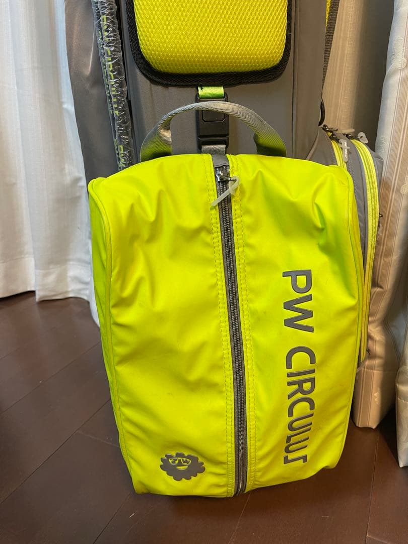 PW CIRCULUJ 「オンワード」キャディバッグ グレー/イエロー