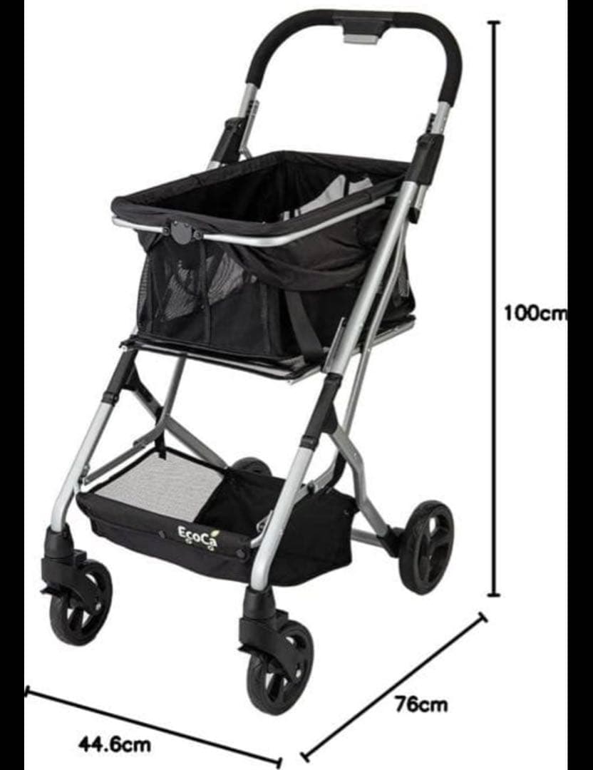 Eco ca エコカ ブラック ショッピングカート