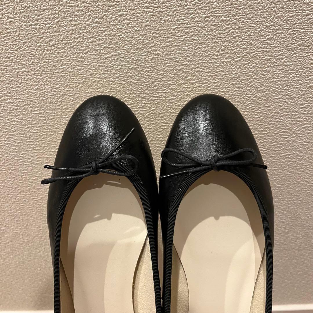新品 ODETTE E ODILE バレエシューズ 24.5 黒