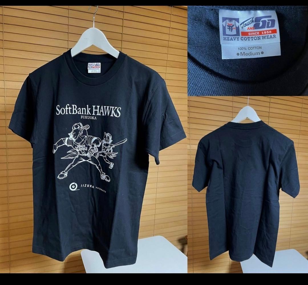 SoftbankHawks×飯塚オートコラボ 半袖Tシャツ M