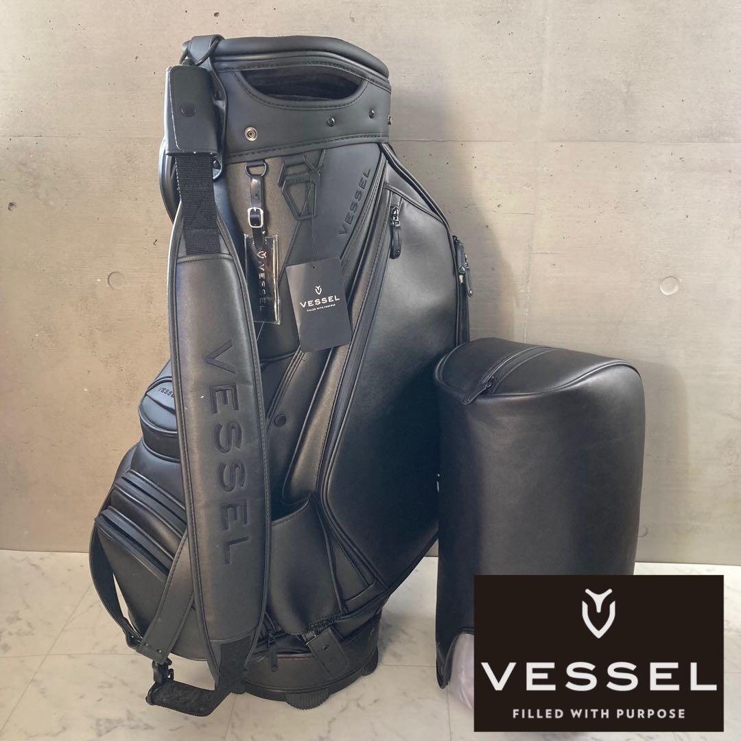 ⛳️新品並 VESSEL PRIME Staff ベゼル キャディバッグ 黒