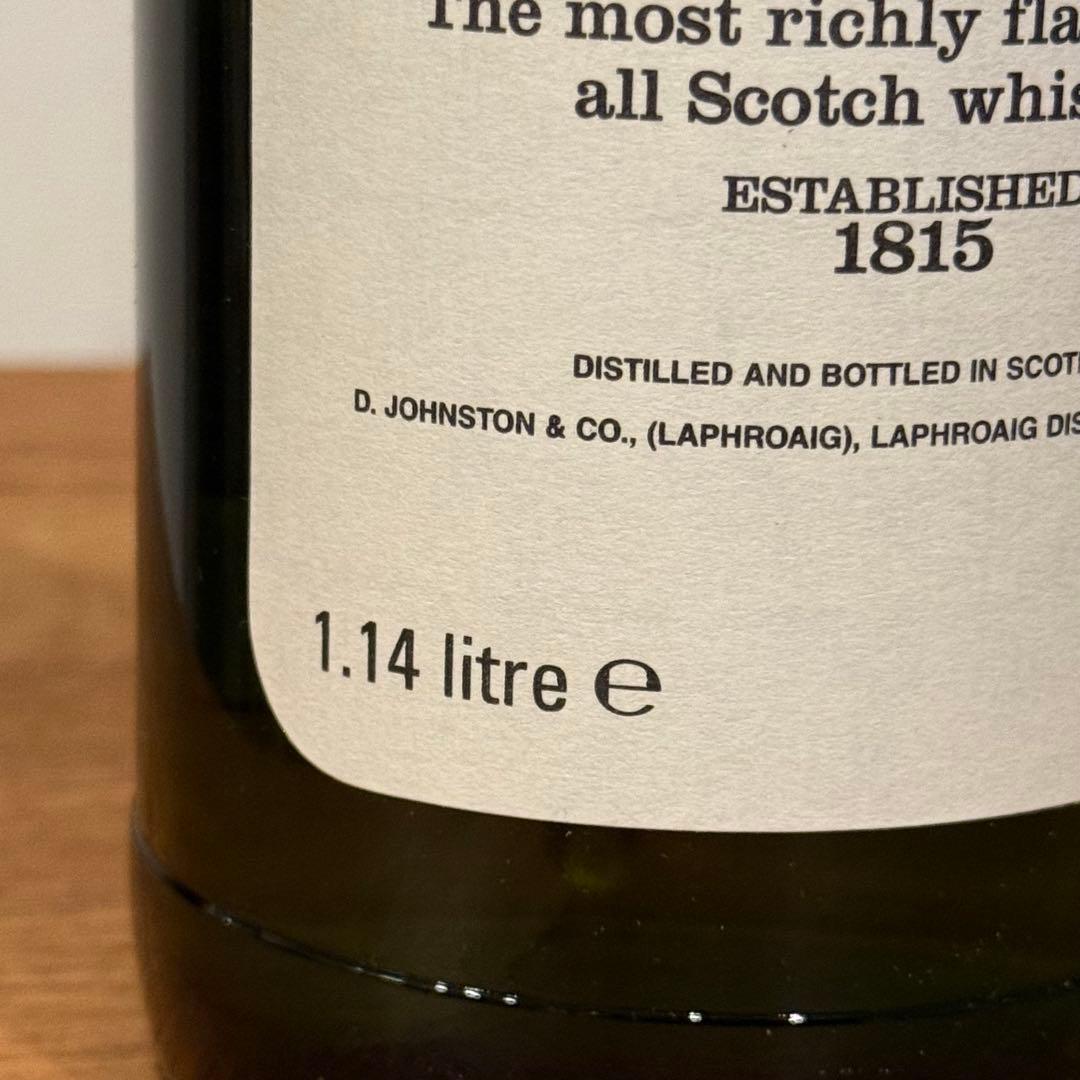 ラフロイグ10年 1.14L43% 箱付LAPHROAIG10Years Old