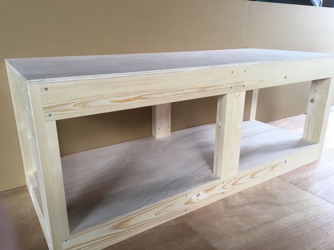 水槽台120×45用　補強柱付