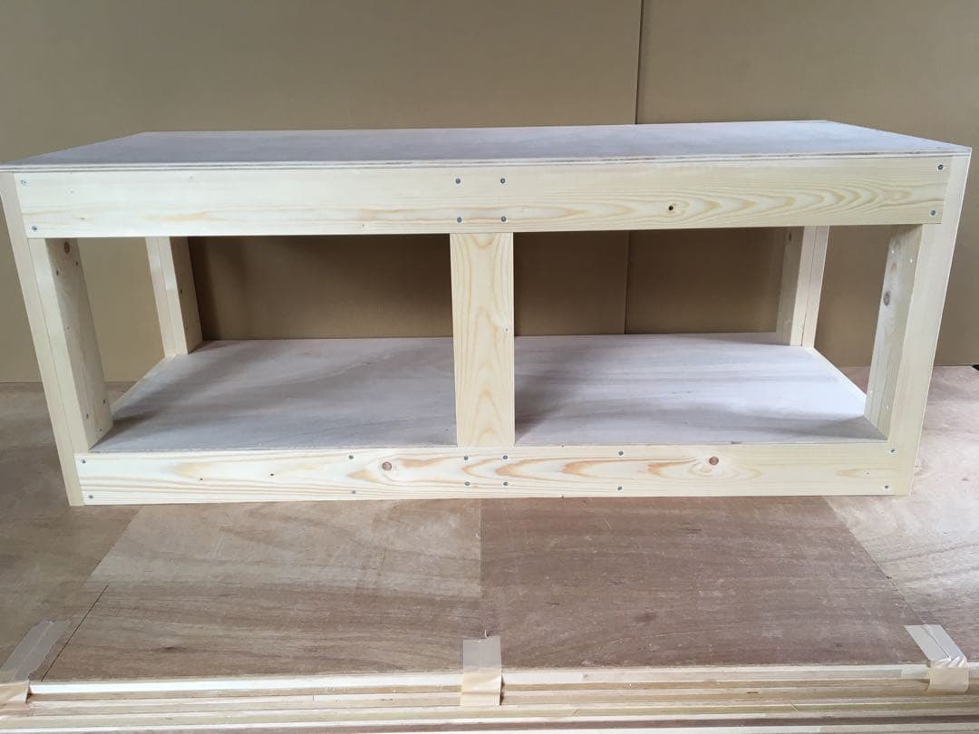 水槽台120×45用　補強柱付