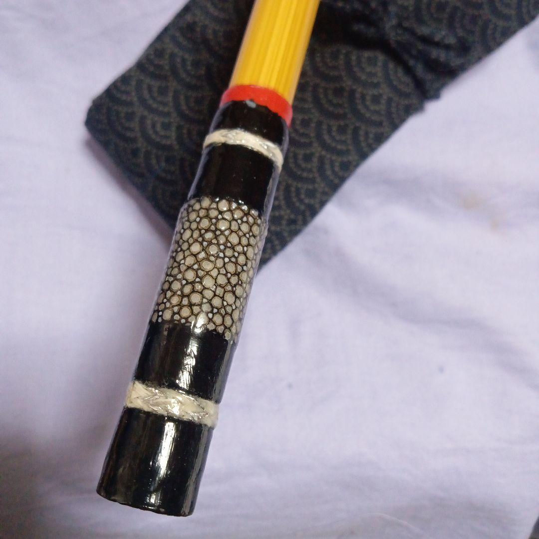 カーボン竿掛け総塗り笛巻き二本物カスタム・へら竿・へら鮒・ヘラブナ・へら・竿掛