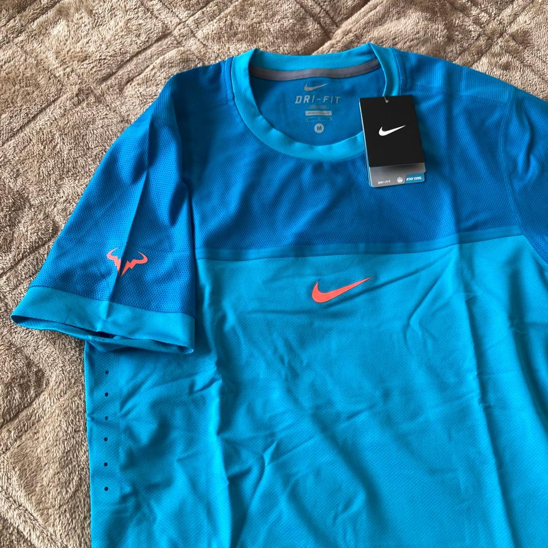 Nike DRI-FIT ナダルモデル　青 ゲームシャツ