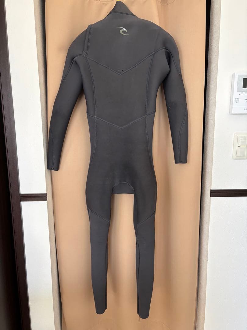 【状態良】RIP CURLウェットスーツ ジャーフル MS フロントジップ4/3
