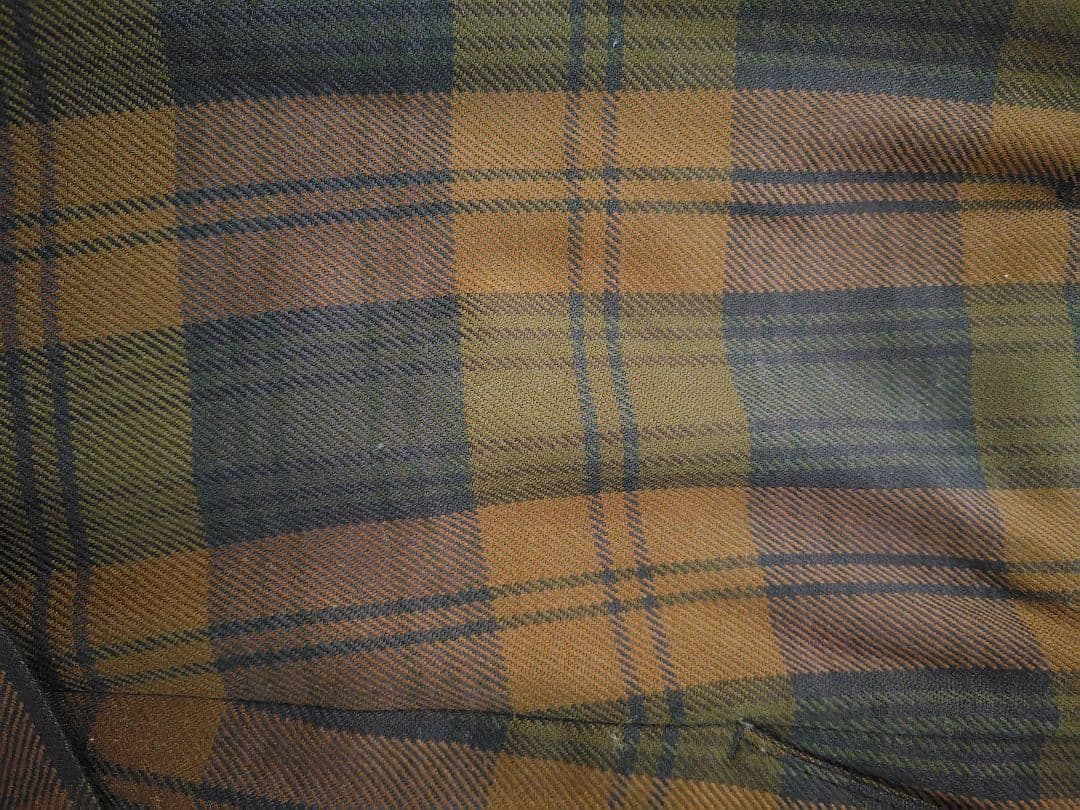 【美品】DAKSストレートパンツ　チェック柄ウール