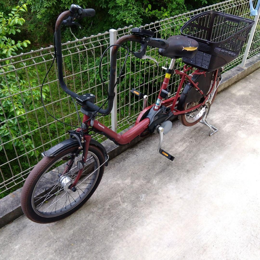 パナソニック電動アシスト自転車 ギュットミニDX 後バスケット付き