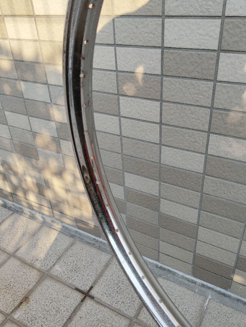 稀少新品 26 1 3/4BEリム 40穴 昭和30年代 柳原工業 軽運搬車