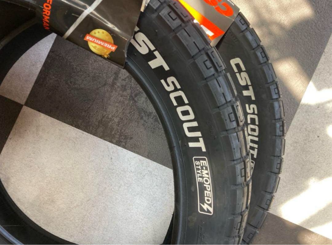CST ST SCOUT ファットタイヤ_20×4.0とチューブ2本セット