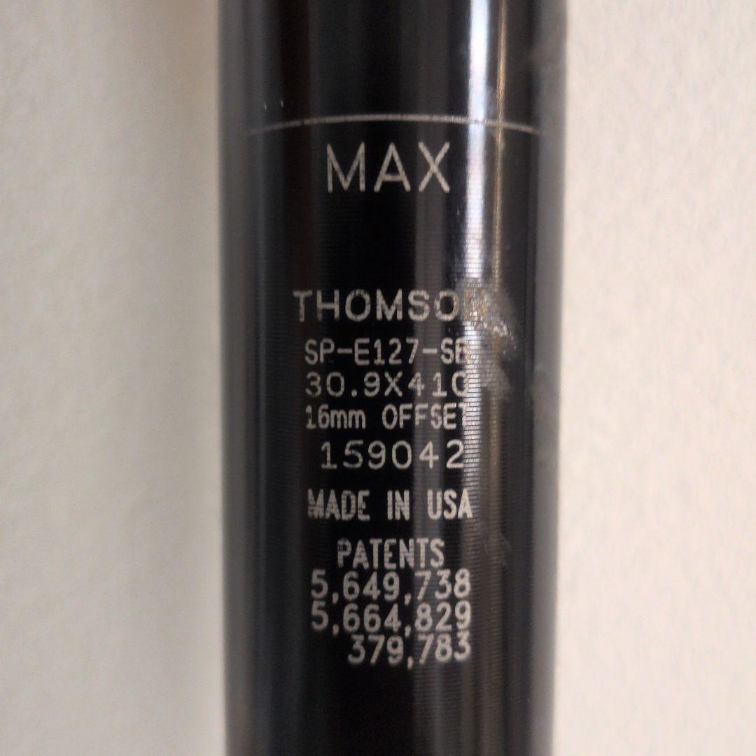 THOMSON Elite シートポスト 30.9mm ブラック