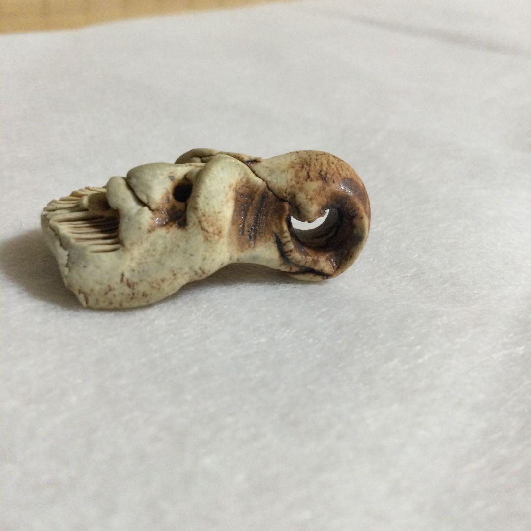 呪物　御守り　顔　ペンダントヘッド