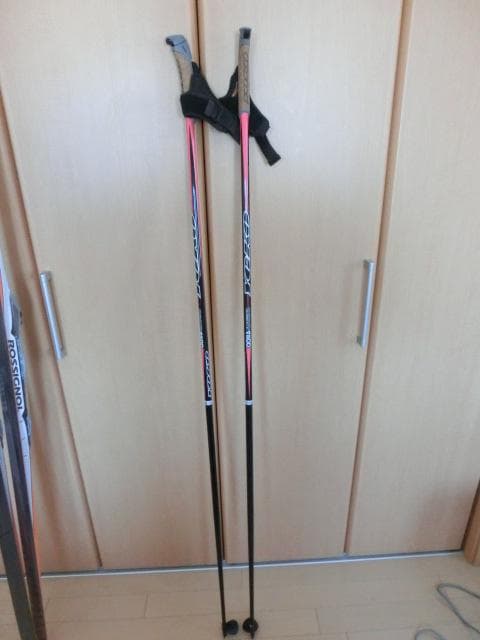 ROSSIGNOL XIUM クロカンスキー板とYOKOカーボンポール未使用