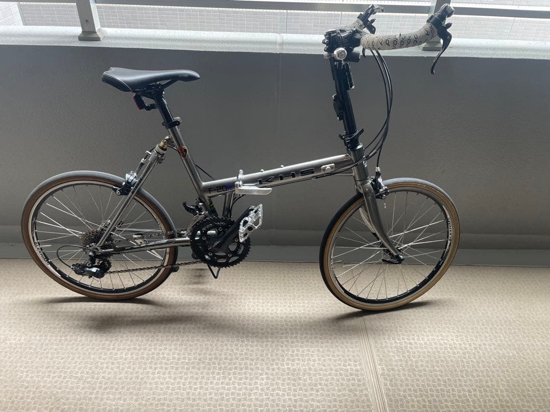 n*o様 KHS F-20R クロームシルバー　ブルホーン　クロモリ