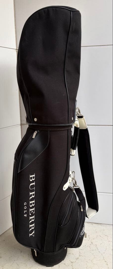 土日限定値下！美品 BURBERRY バーバリーゴルフ ゴルフバッグ ブラック