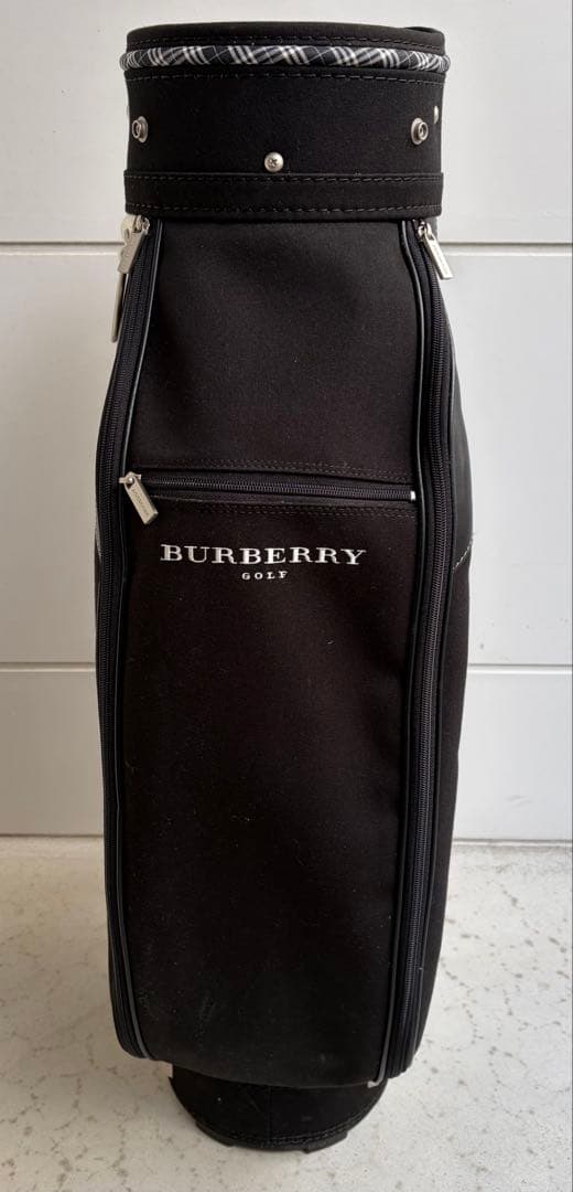 土日限定値下！美品 BURBERRY バーバリーゴルフ ゴルフバッグ ブラック