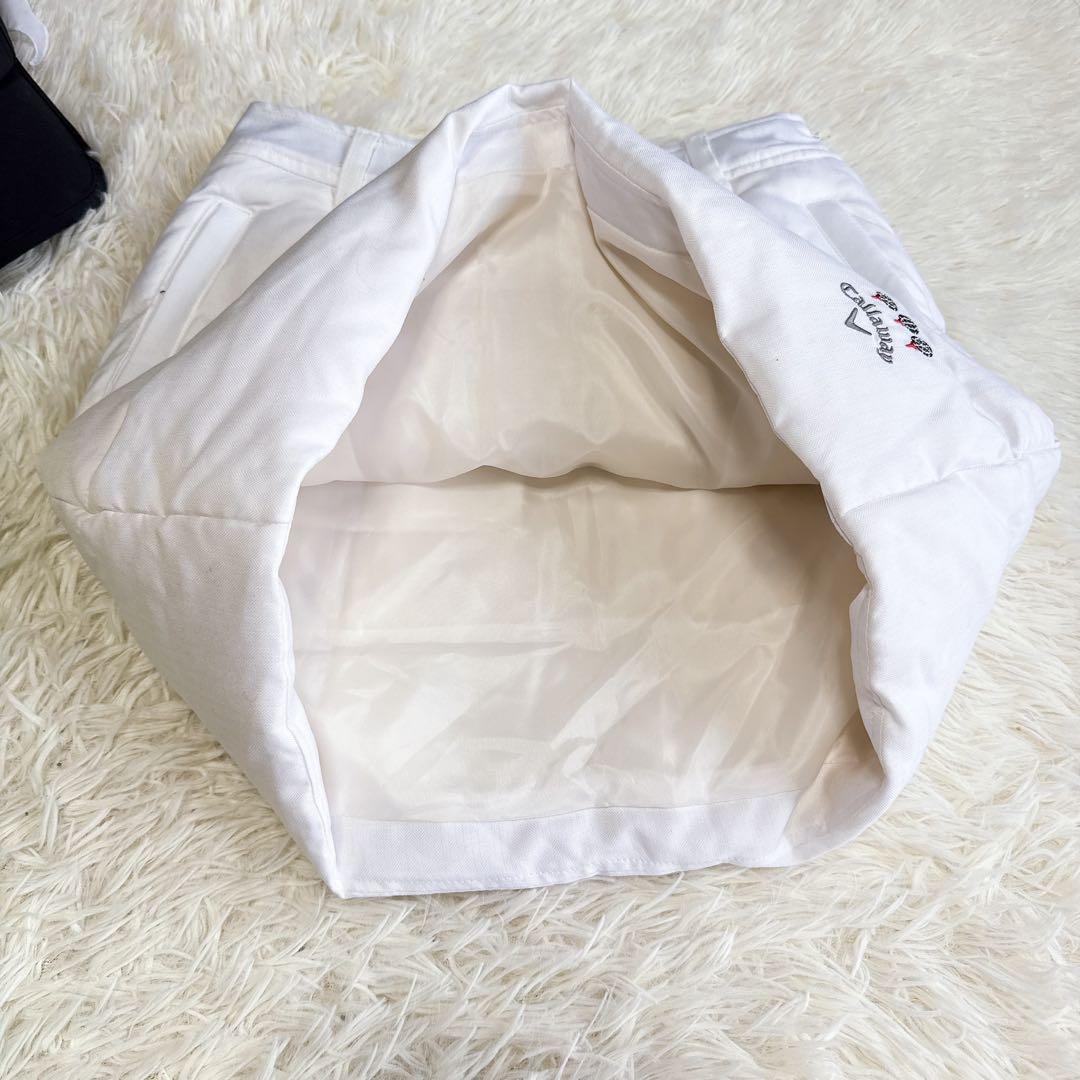 【キャロウェイ】美品 セットアップ ダウン ホワイト Mサイズ レディース