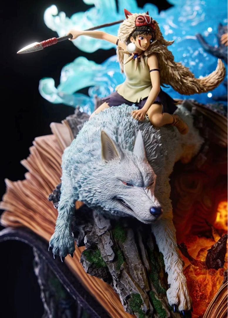 もののけ姫 フィギュア ガレージキット スタチュー