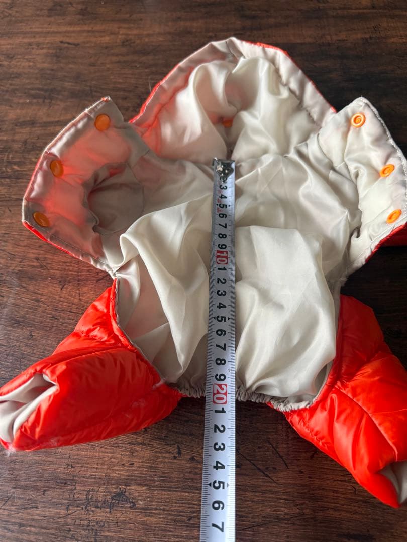 (SALE)注目度up!!【美品】MONCLER オレンジ フード付き