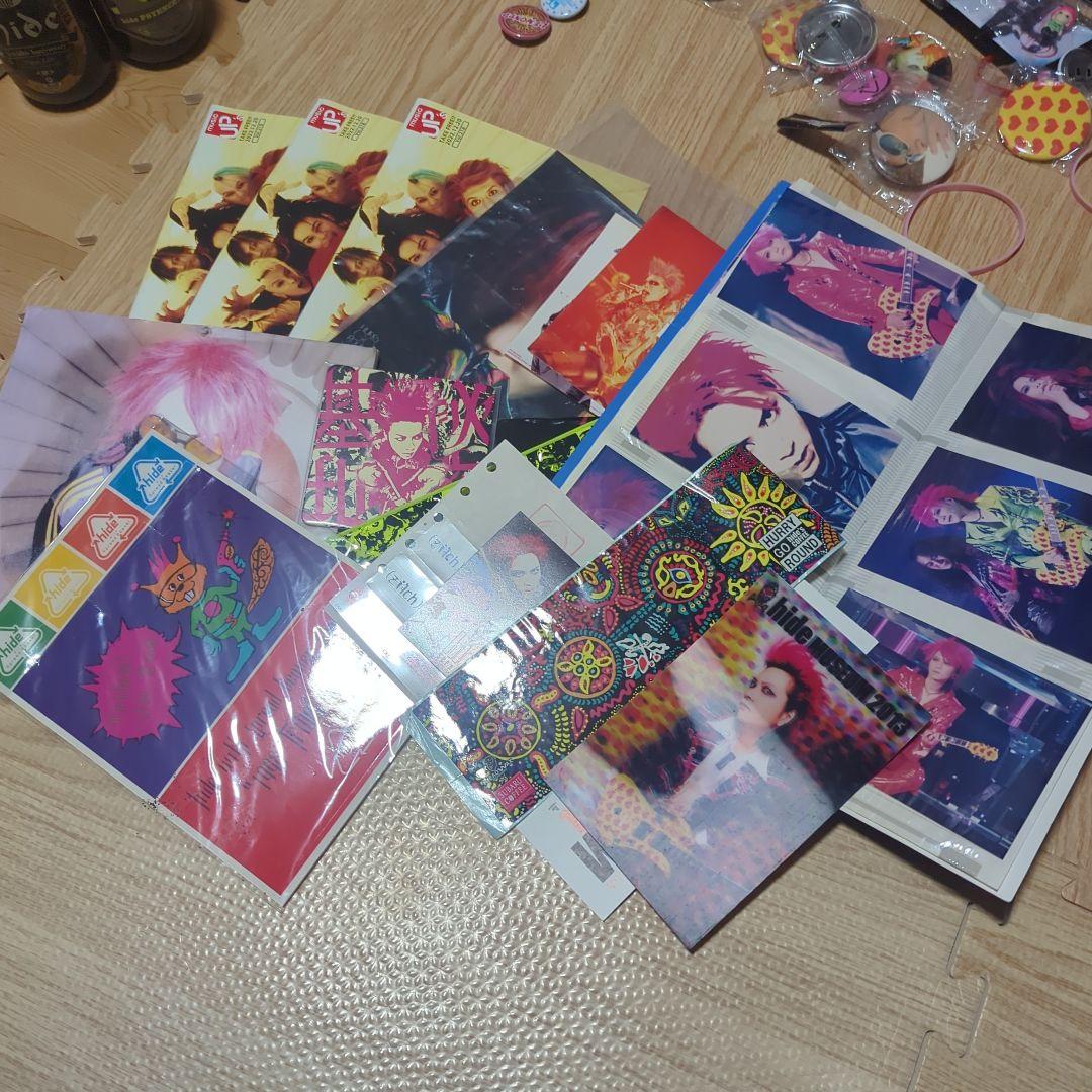 x Japan hide ジャンク　グッズcdバッジチラシ本等超大量セット