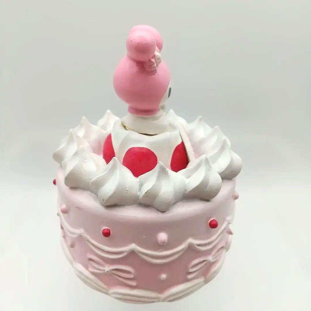 値下【希少・美品】マイメロディケーキオルゴール(2007年)貯金箱(2003年)