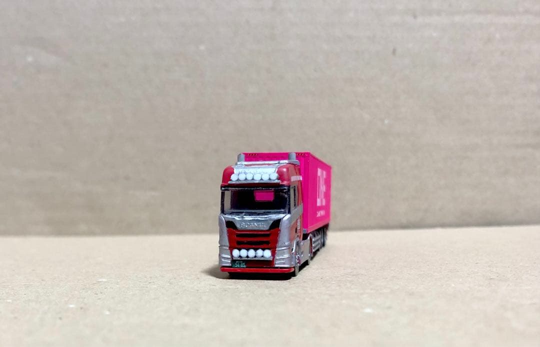 レ*オ様 スカニアコンテナ運搬セミトレーラー朗堂製コンテナ　トラックトレーラーコ