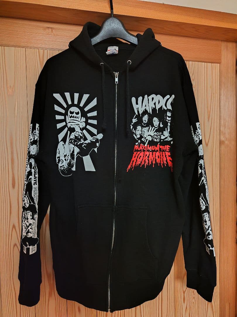 マキシマム ザ ホルモン ハードコアチョコレート ヘドバン大虐殺コラボパーカー