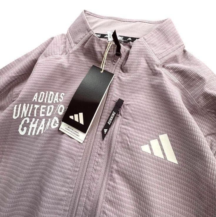 C新品 L アディダス ランニング 上下 セットアップ ジャケットショーツ