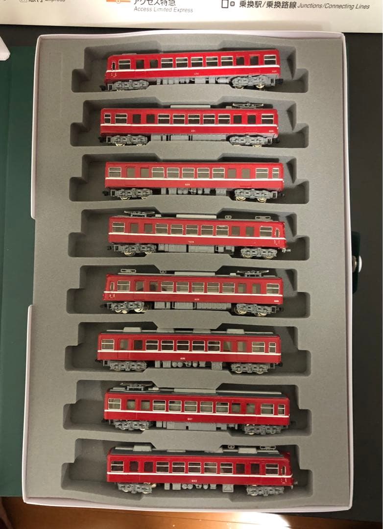 管理番号1588 京急Nゲージ 旧600形ヒートポンプ車 GM製8両セット