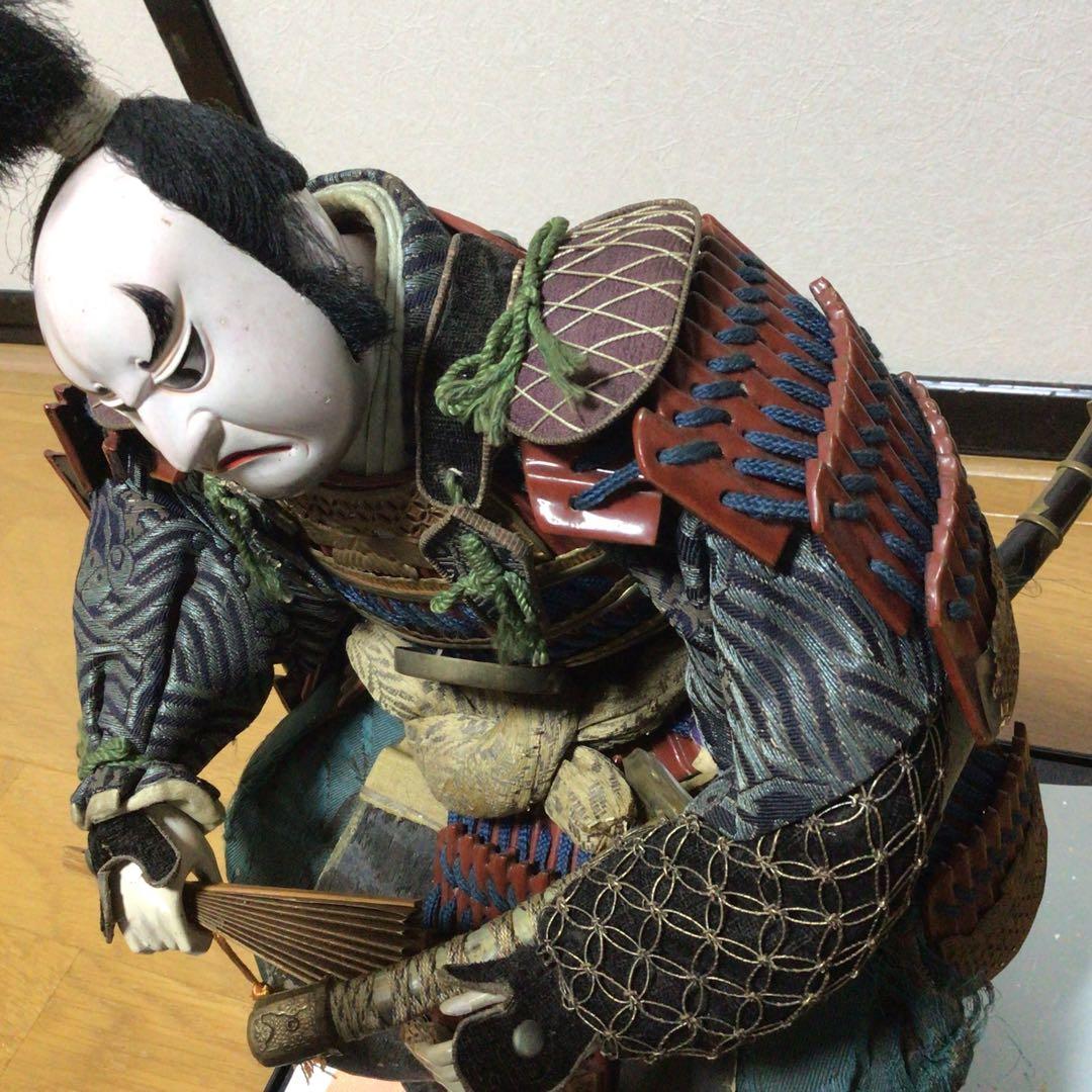 武者人形　五月人形　加藤清正　骨董　アンティーク　江戸　明治　武士　武将　侍