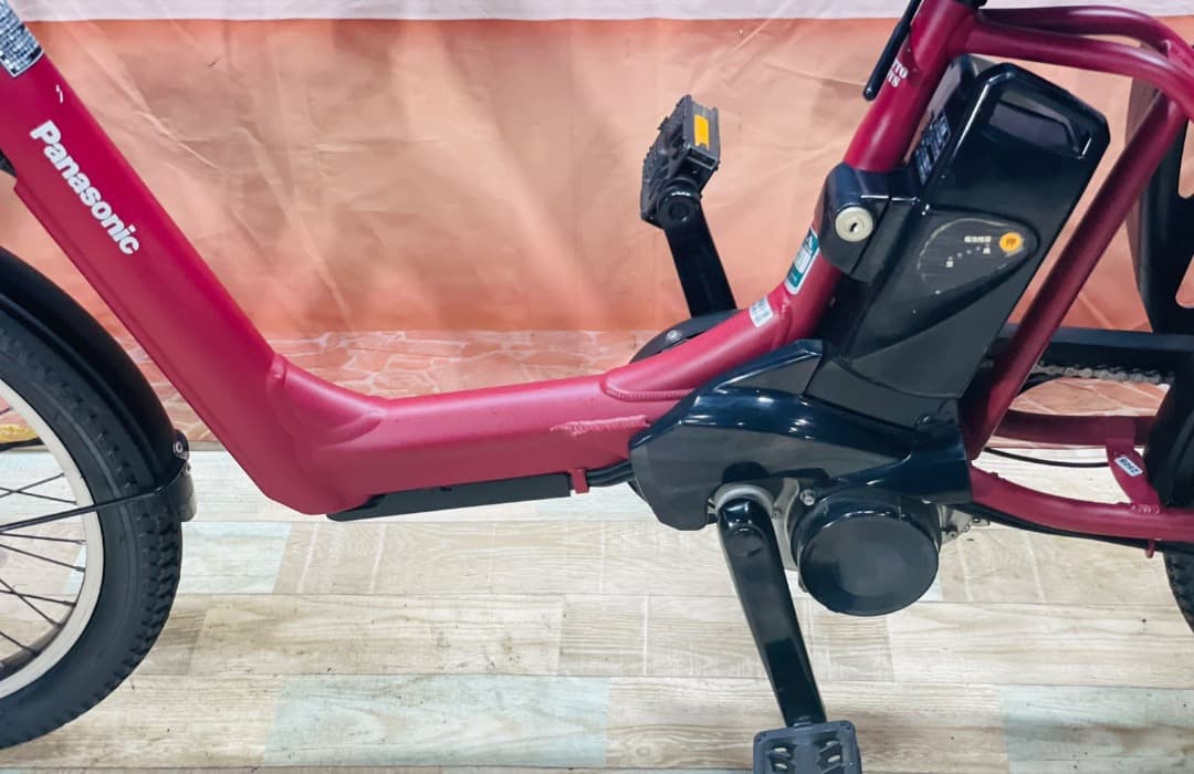 Y2508ギュットアニーズ⭐️13AH！パナソニック子供乗せ電動アシスト自転車