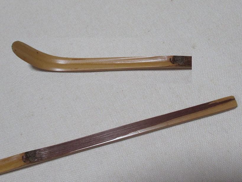 茶道具　煤竹茶杓　久田宗也書付　千年翠　楳玄造