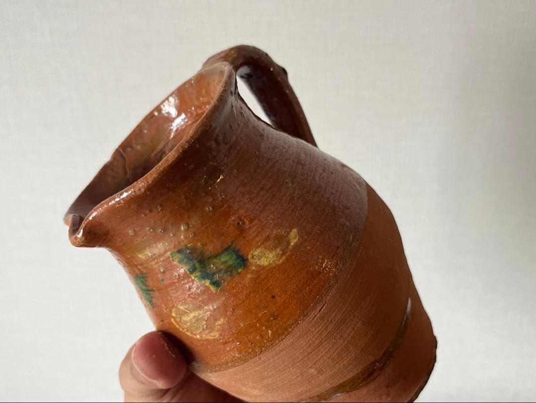 オランダ アンティーク ジャグ 焼き物 骨董 陶器 水差し ビンテージ フランス