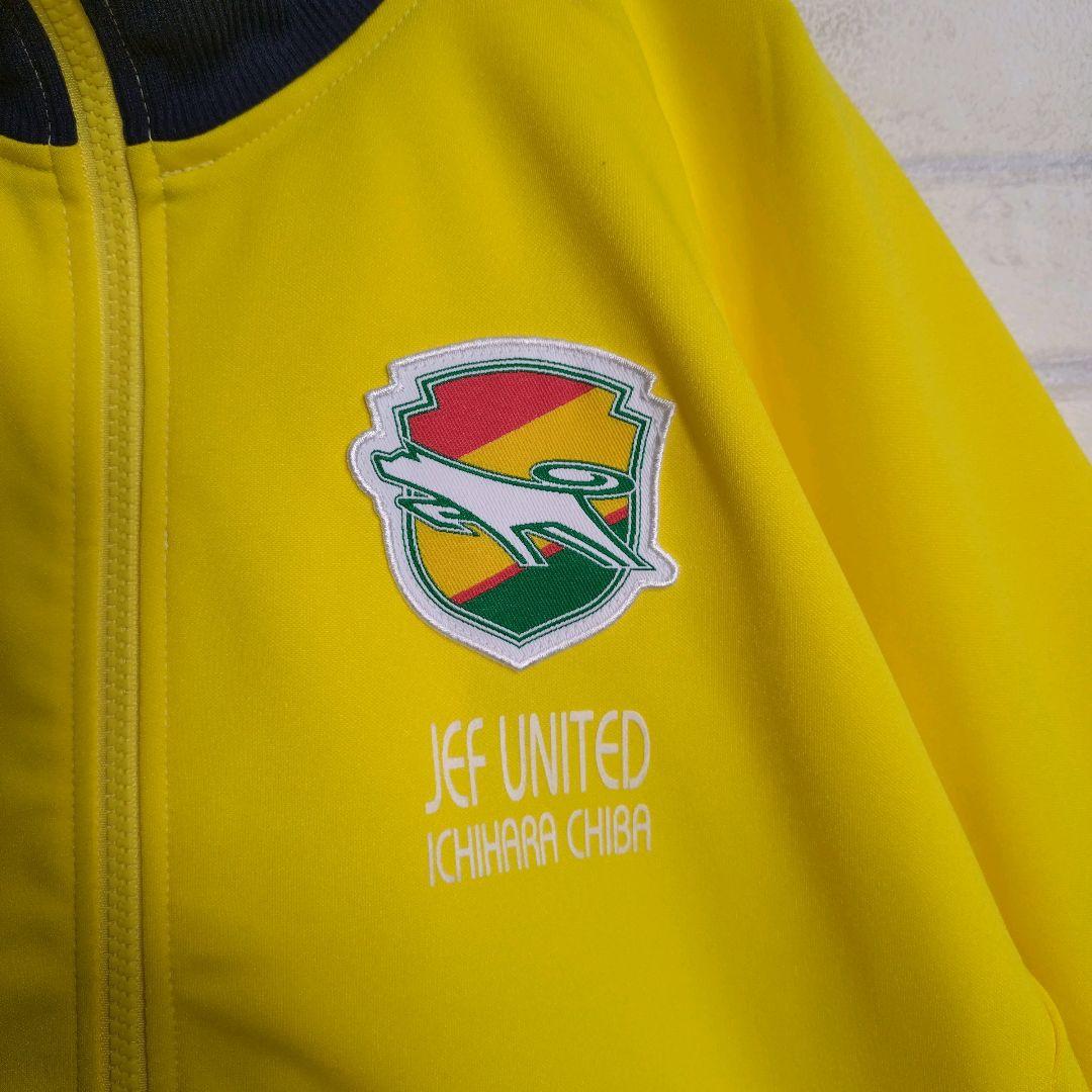 祝 J1昇格★00s ジェフ千葉 ワッペン刺繍 トラックジャケット 黄 L