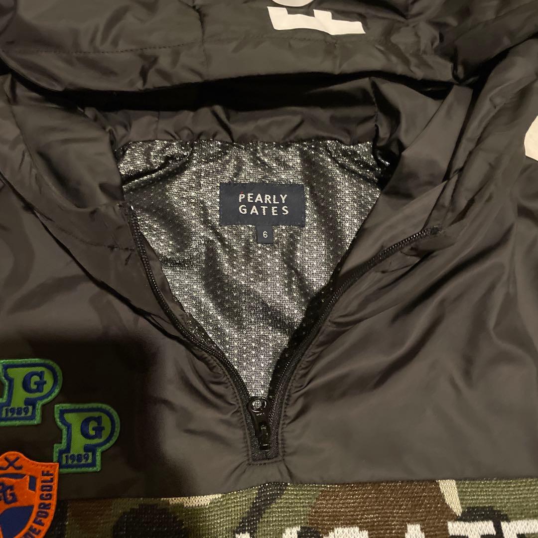 PEARLY GATES 迷彩柄 フード付きジャケット サイズ6