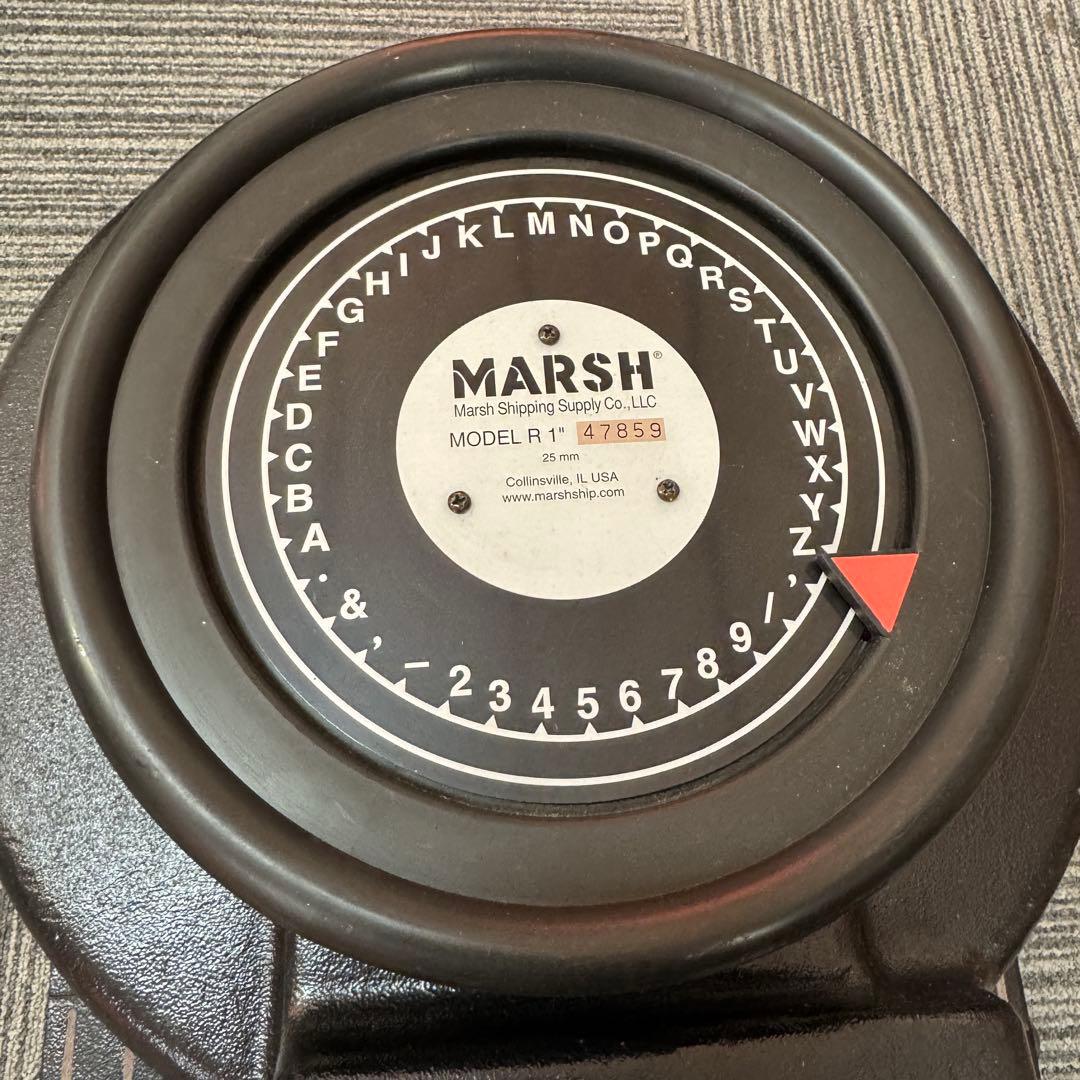 MARSH社 ステンシルマシーン 1インチ MARSH ステンシル オイルボード