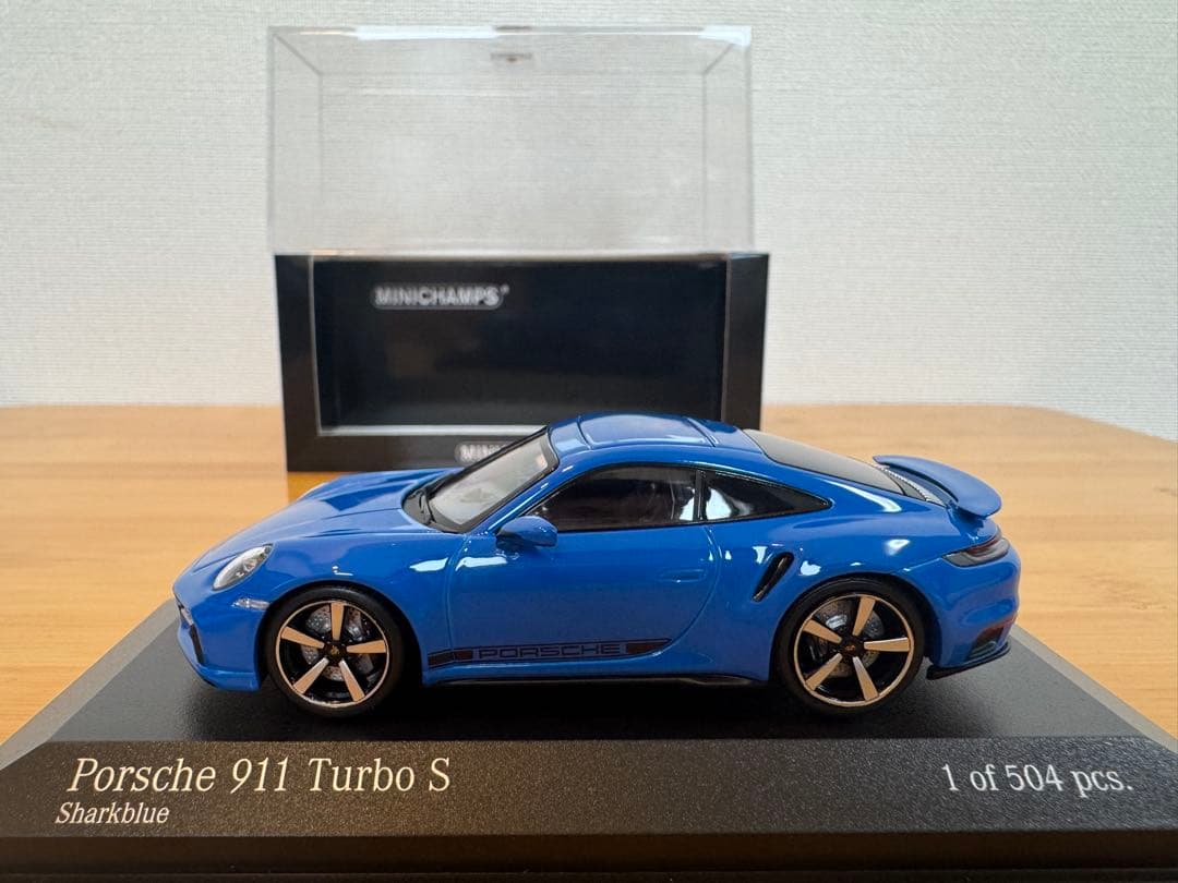 【MINICHAMPS】限定504Porsche 911TurboS Blue