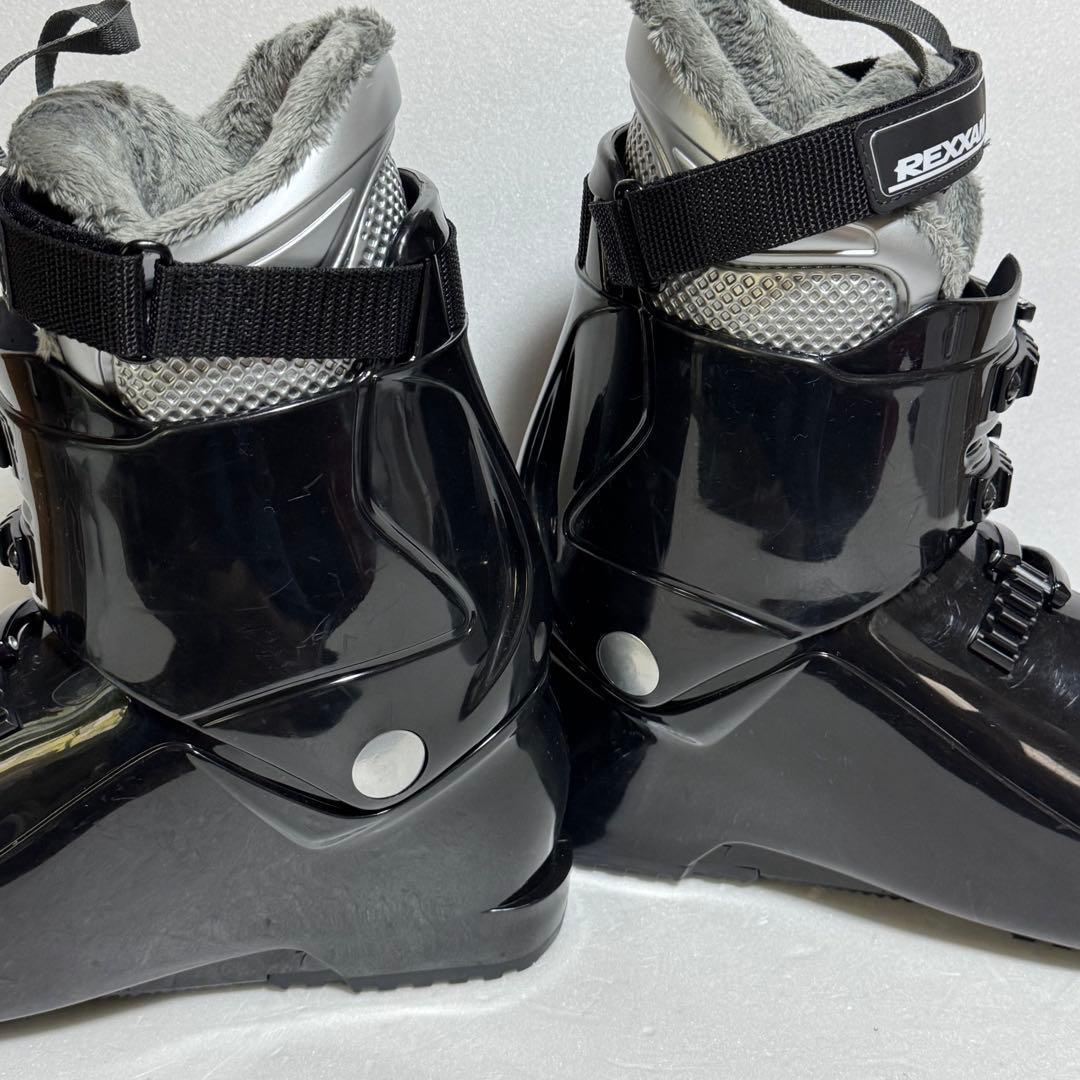 未使用REDXAMスキー ブーツ 28cm黒色初心者格安処分エントリー軽量モデル