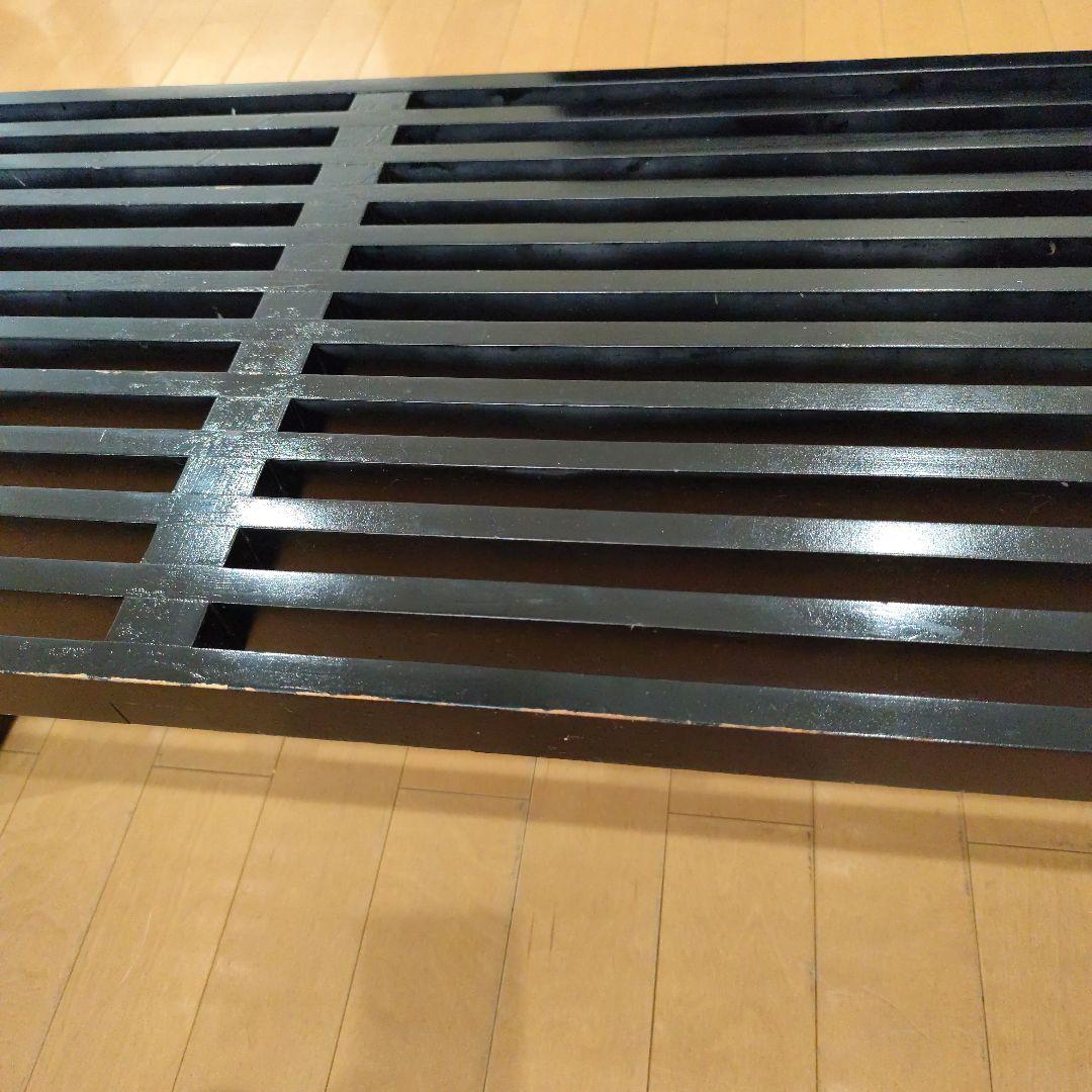 ヴィンテージ ジョージ ネルソン プラットフォーム ベンチ ブラック