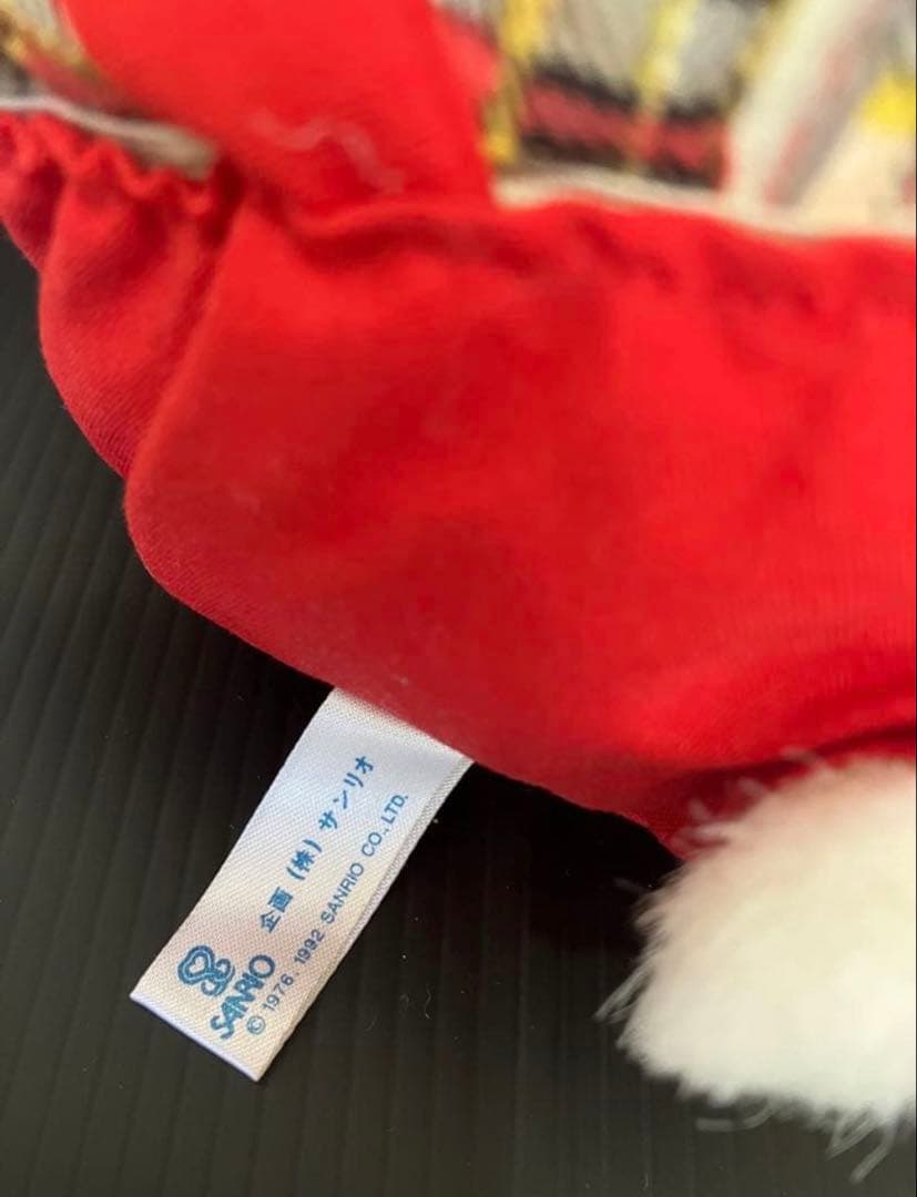 激レア❣️ 希少品　旧ロゴ　ハローキティ ぬいぐるみ 1992 平成レトロ